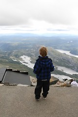 Men vi kom opp på toppen av Gaustatoppen