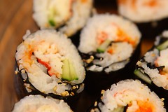 Sushi med reker