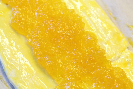 Appelsinsyltet��y er nydelig fyll i wienerbr��d
