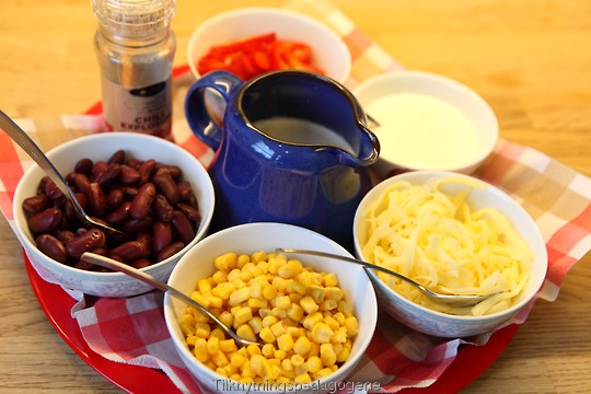 Gr��nnsaker og tilbeh��r til hjemmelaget tomatsuppe