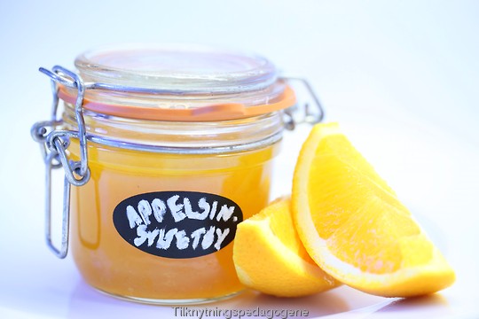 Appelsinsyltet��y til p��ske