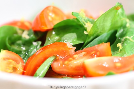 Enkel gr��nn salat